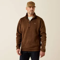 Caldwell Logo 1/4 Zip Sweater