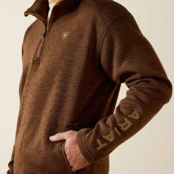 Caldwell Logo 1/4 Zip Sweater