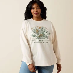 Canvas Oversized Long Sleeve T-Shirt