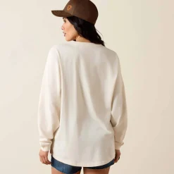 Canvas Oversized Long Sleeve T-Shirt