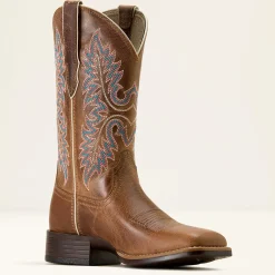Canyon Point Wide Square Toe Western Boot