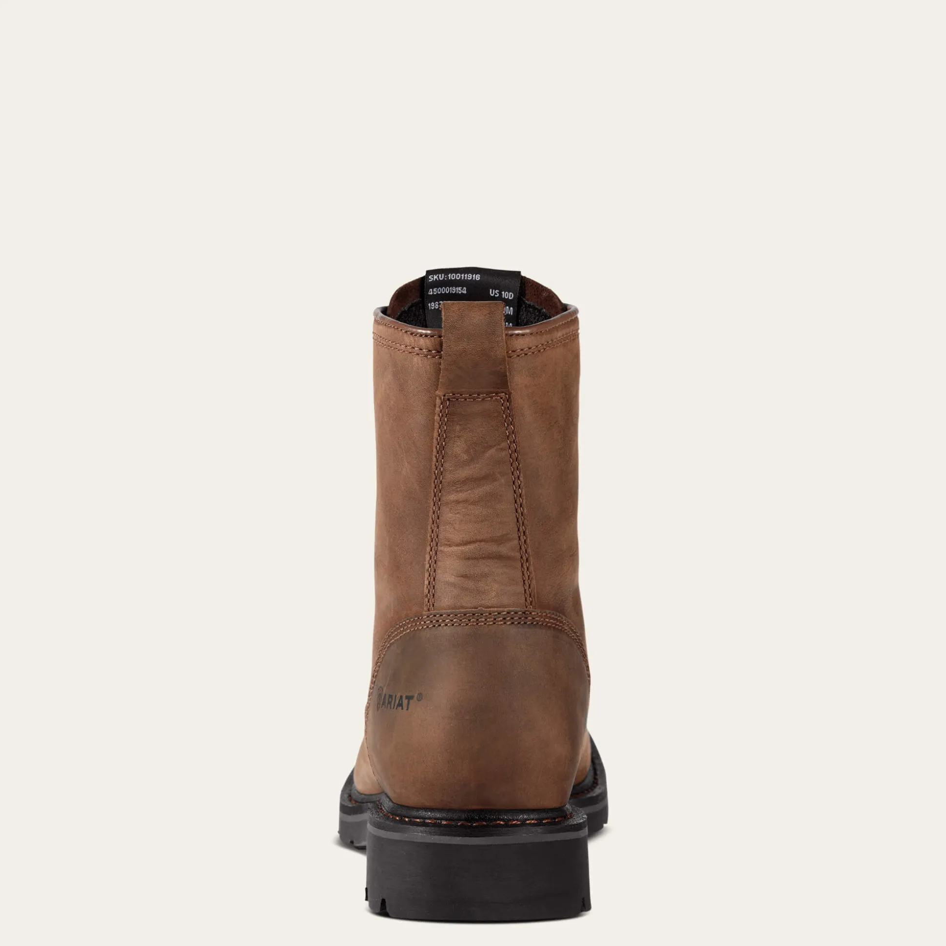 Cascade 8" Wide Square Toe Steel Toe Work Boot