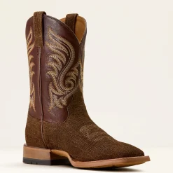 Cattle Call Wide Square Toe Cowboy Boot