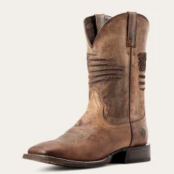 Circuit Patriot Wide Square Toe Cowboy Boot