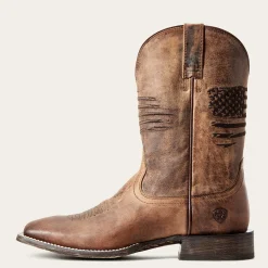 Circuit Patriot Wide Square Toe Cowboy Boot
