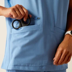 Clara 6 Pocket Scrub Top