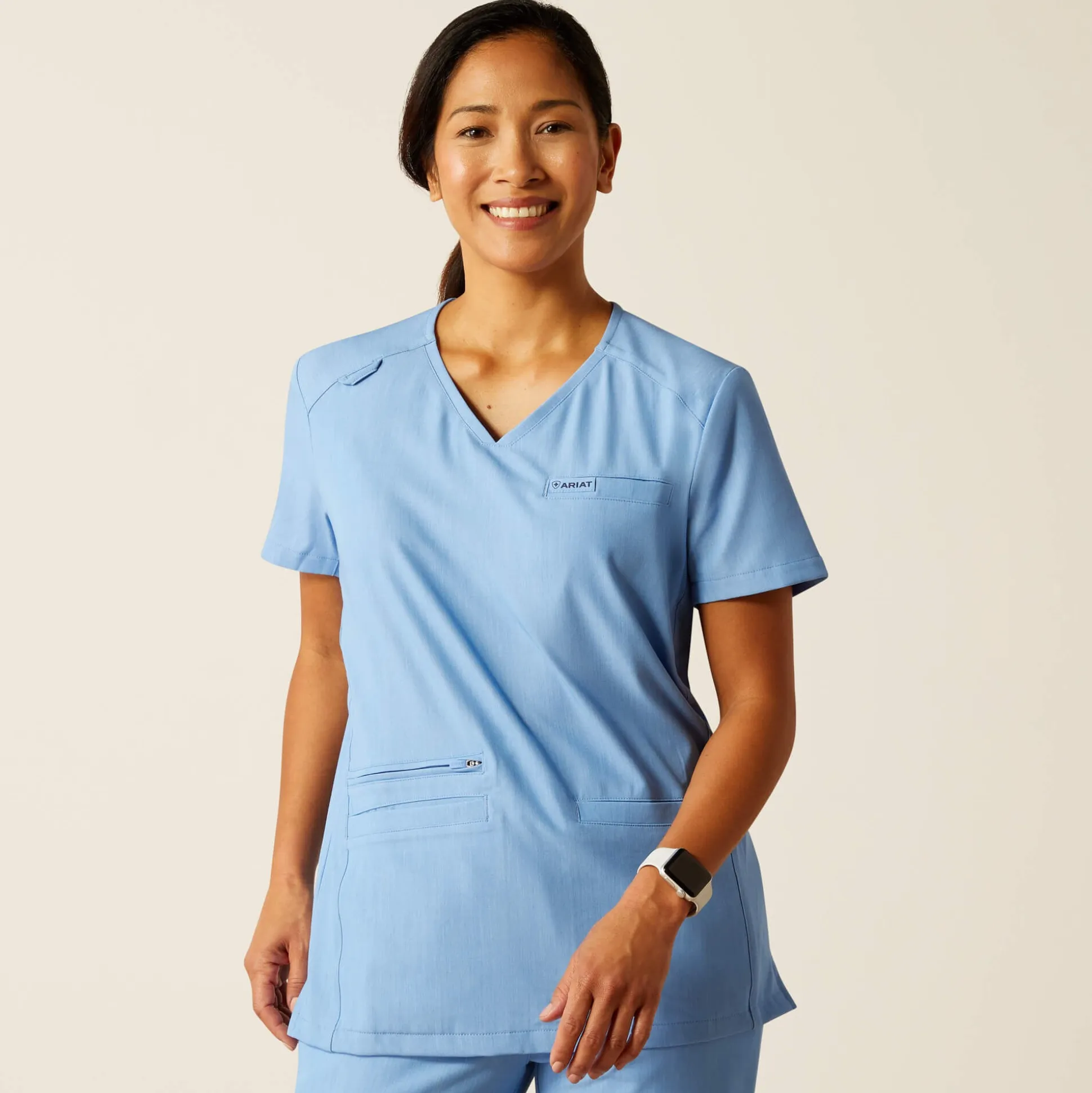 Clara 6 Pocket Scrub Top