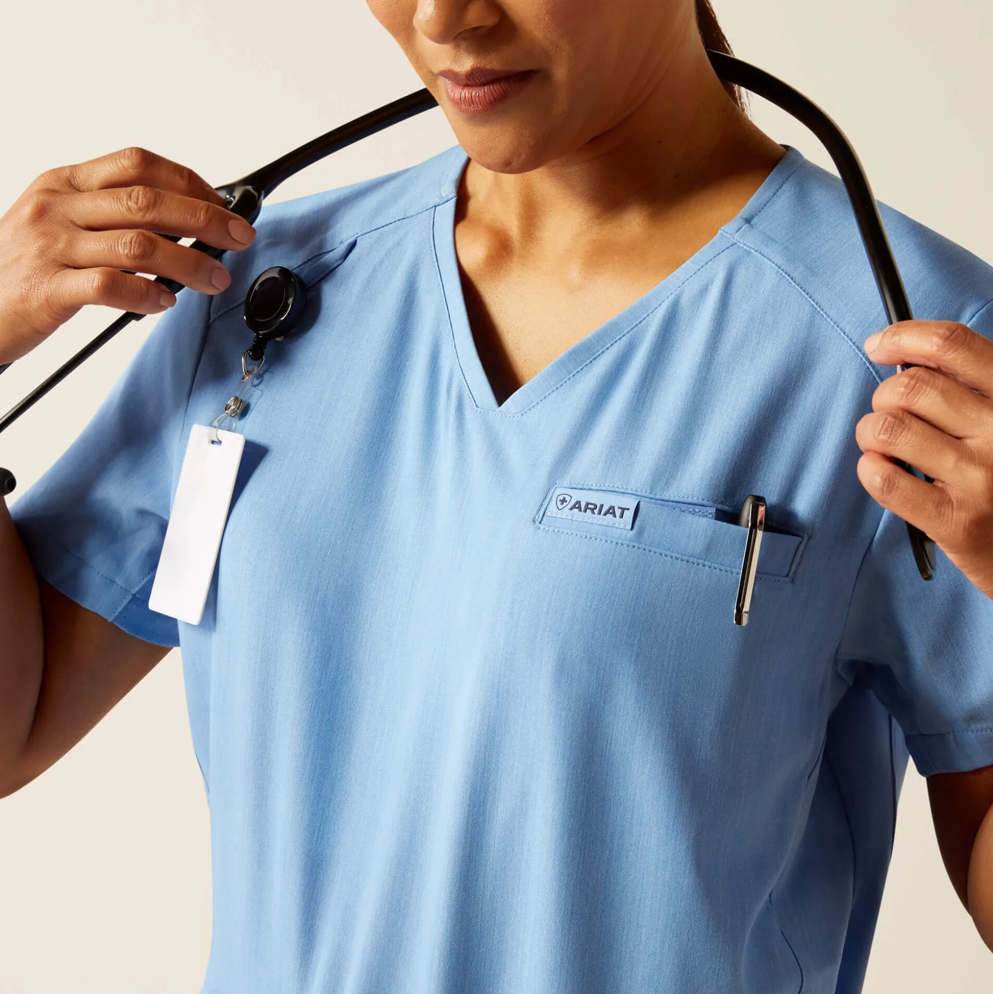 Clara 6 Pocket Scrub Top
