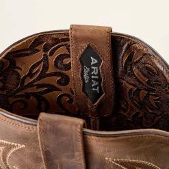 Classic Cash Wide Square Toe Western Boot