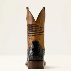 Classic Patriot Wide Square Toe Western Boot