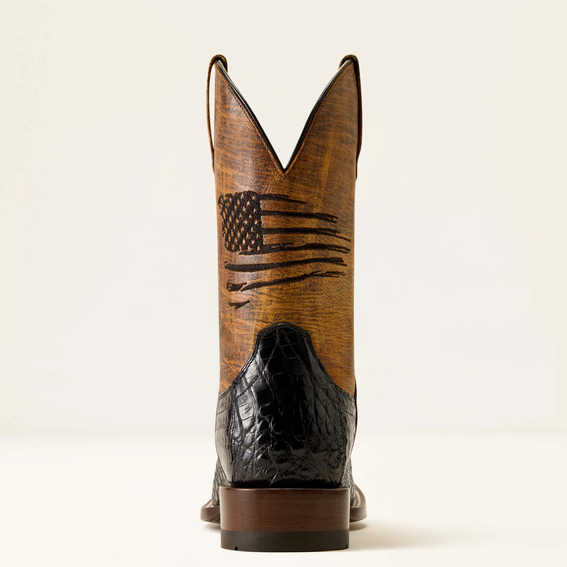 Classic Patriot Wide Square Toe Western Boot
