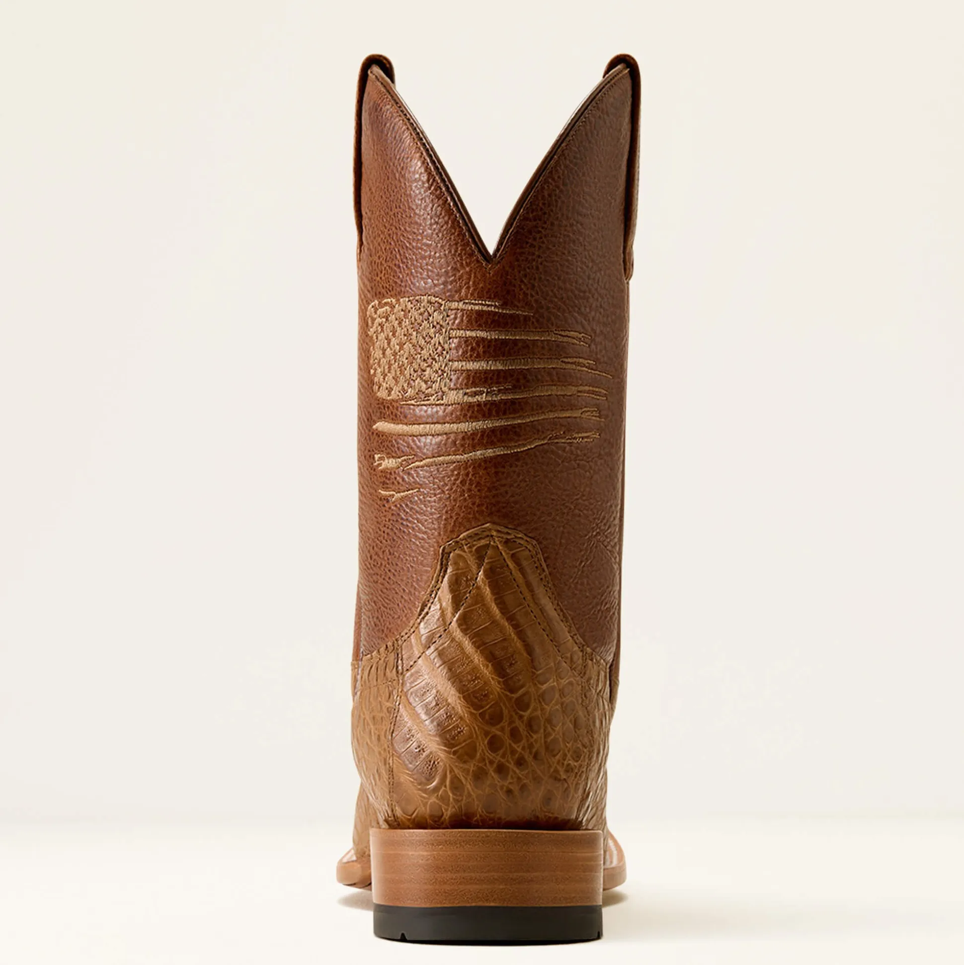 Classic Patriot Wide Square Toe Western Boot