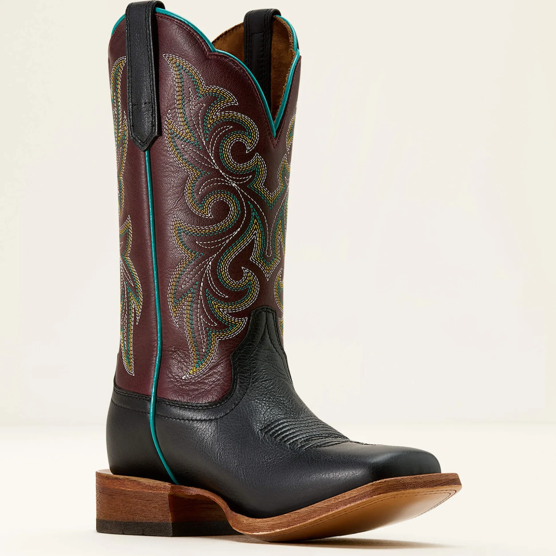 County Lane Wide Square Toe Western Boot