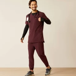Derham 6 Pocket Scrub Top