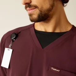 Derham 6 Pocket Scrub Top