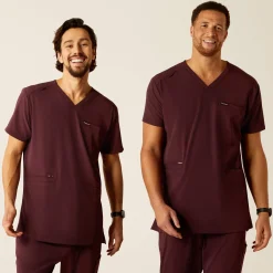 Derham 6 Pocket Scrub Top