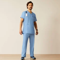Derham 6 Pocket Scrub Top