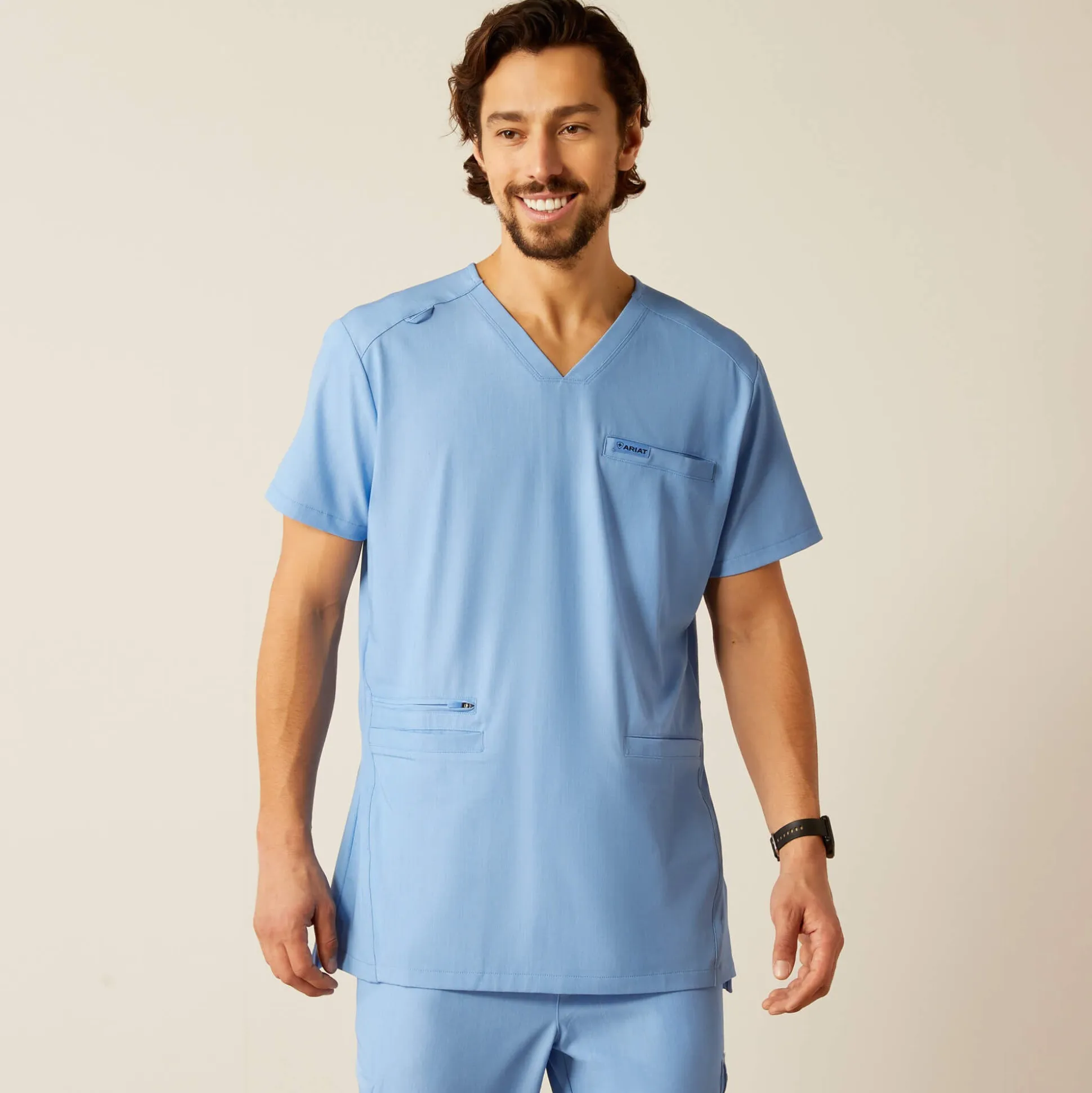 Derham 6 Pocket Scrub Top