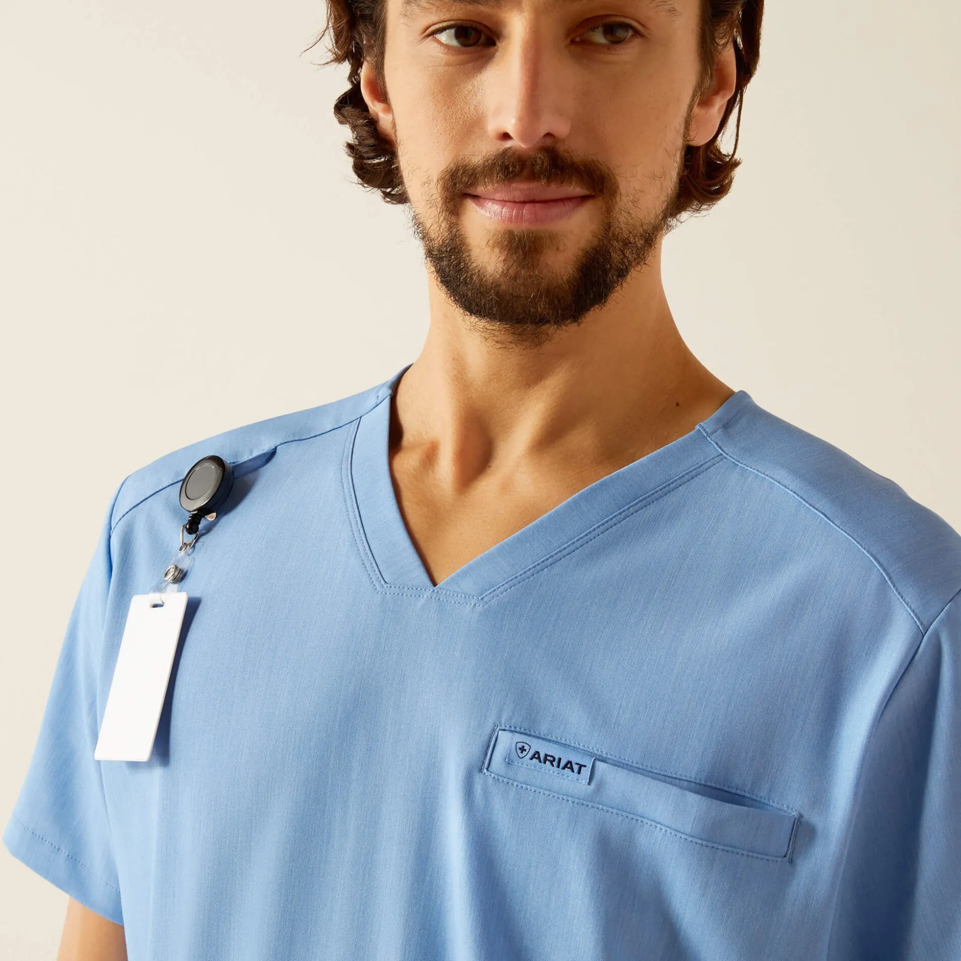 Derham 6 Pocket Scrub Top