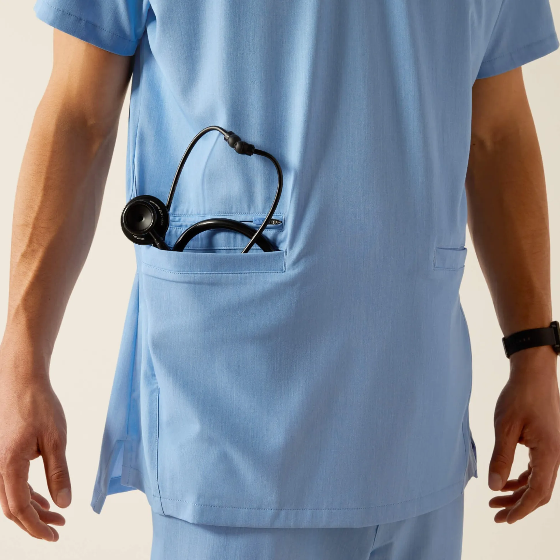 Derham 6 Pocket Scrub Top