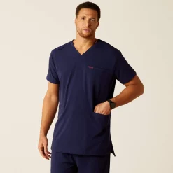 Derham 6 Pocket Scrub Top