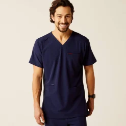 Derham 6 Pocket Scrub Top