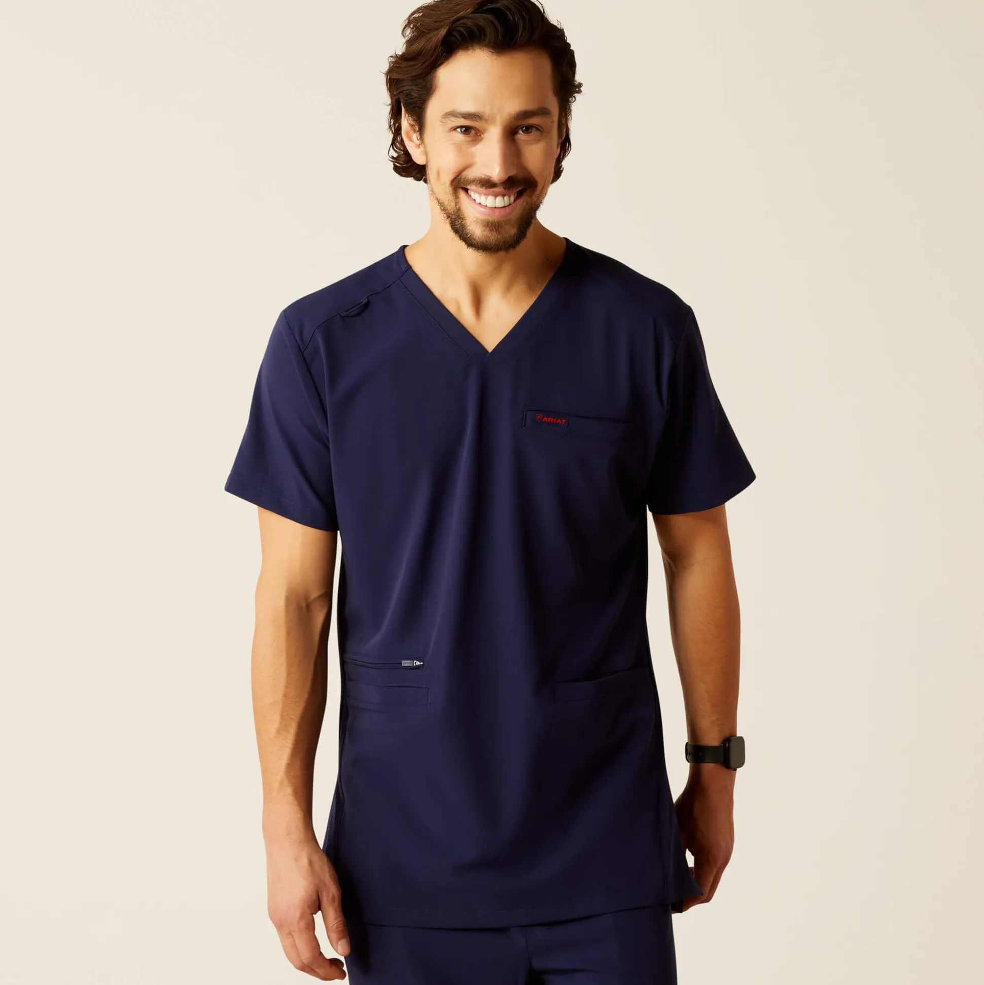 Derham 6 Pocket Scrub Top