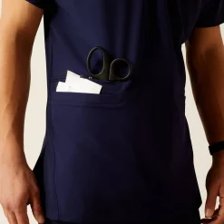 Derham 6 Pocket Scrub Top
