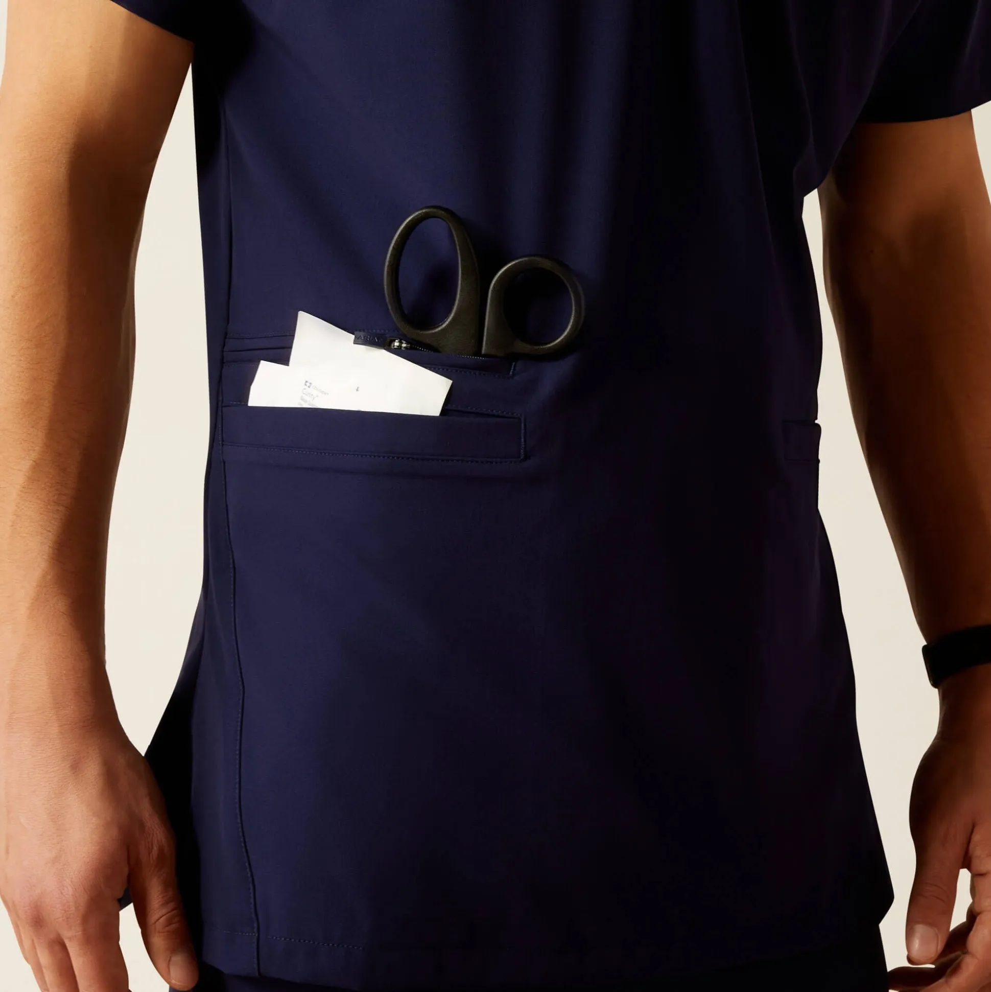 Derham 6 Pocket Scrub Top