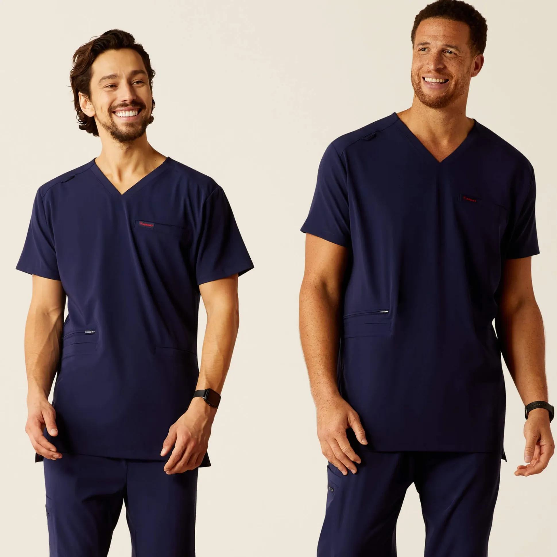 Derham 6 Pocket Scrub Top