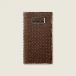 Diamond Plate Embossed Checkbook Wallet
