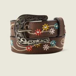 Embroidery Flowers Belt