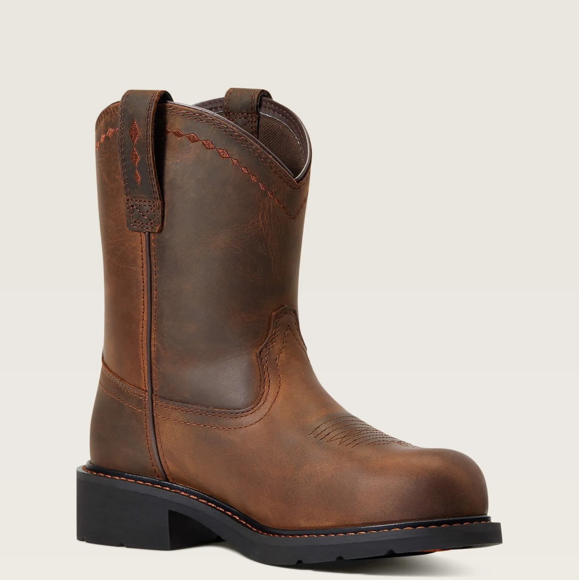 Fatbaby Work Pull-On Steel Toe Work Boot