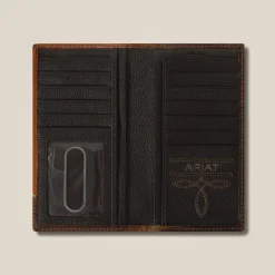 Filigree corner rodeo wallet