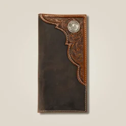 Filigree corner rodeo wallet