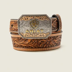 Floral Tooled Belt
