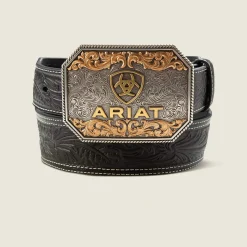 Floral Tooled Taper Belt