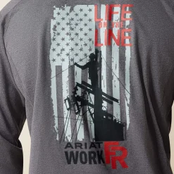 FR Air Life on the Line Graphic Top