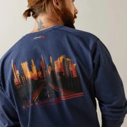FR Air Refinery Row Graphic Henley Top