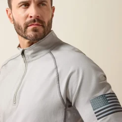 FR Combat Stretch Patriot 1/4 Zip Work Shirt