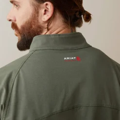 FR Combat Stretch Patriot 1/4 Zip Work Shirt