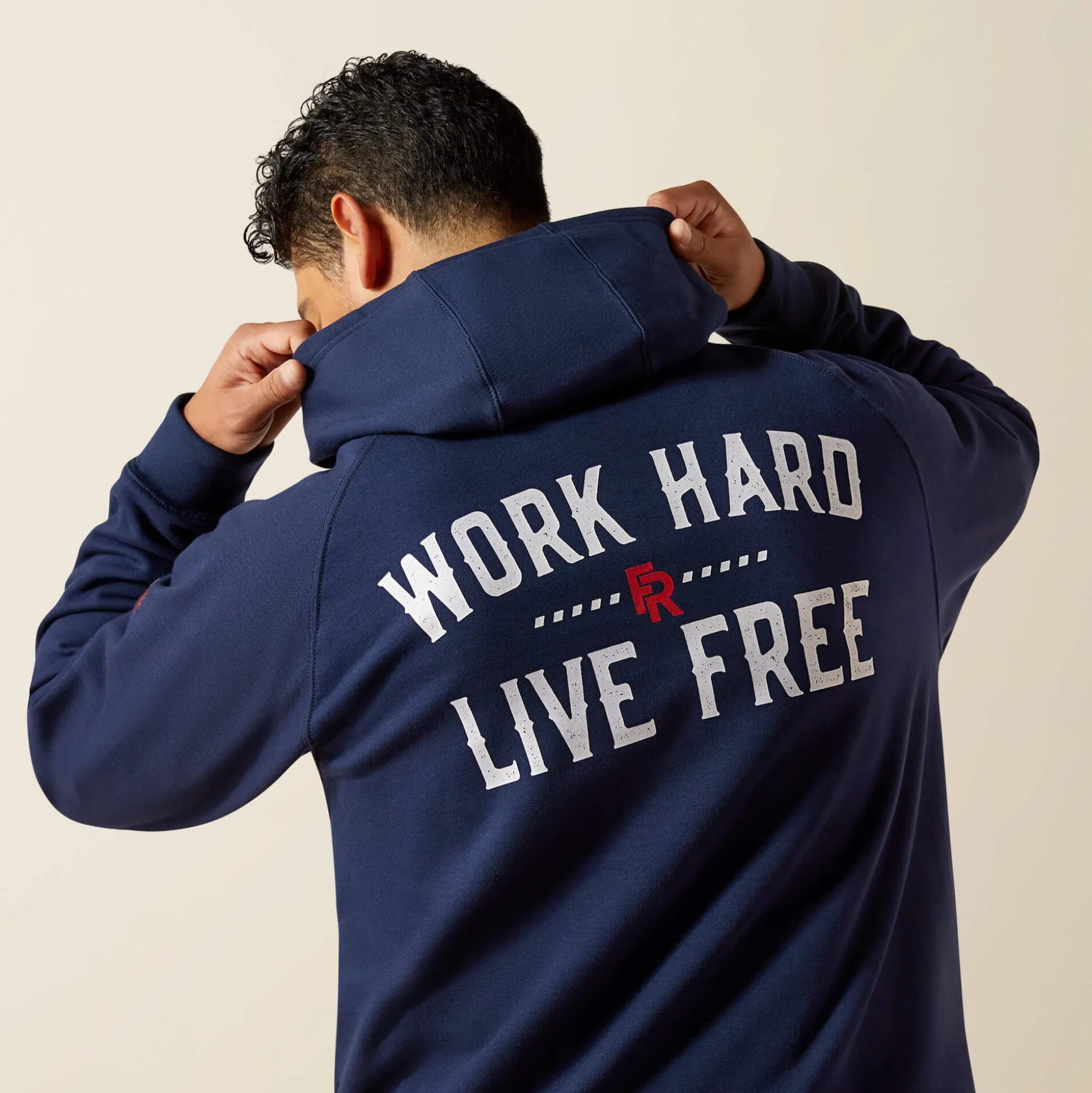 FR DuraStretch Work Hard Live Free Hoodie