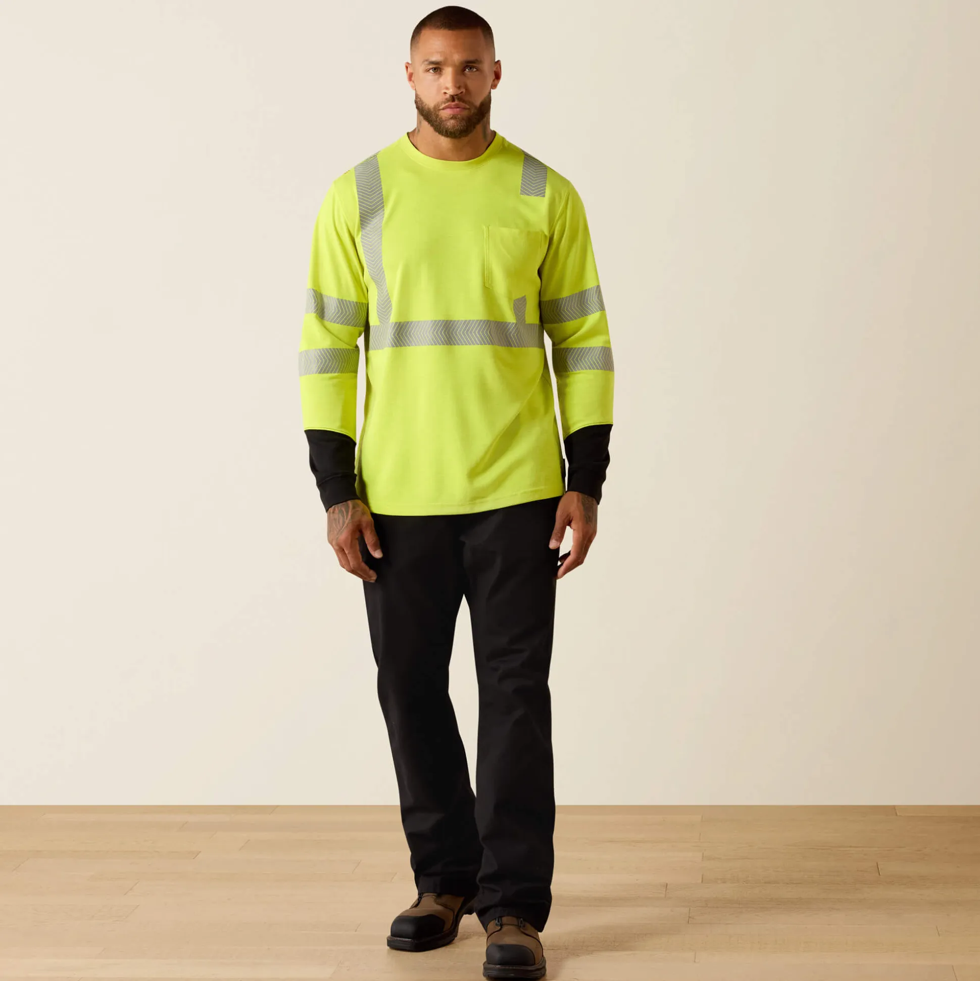 FR Hi-Vis Colorblock Long Sleeve T-Shirt