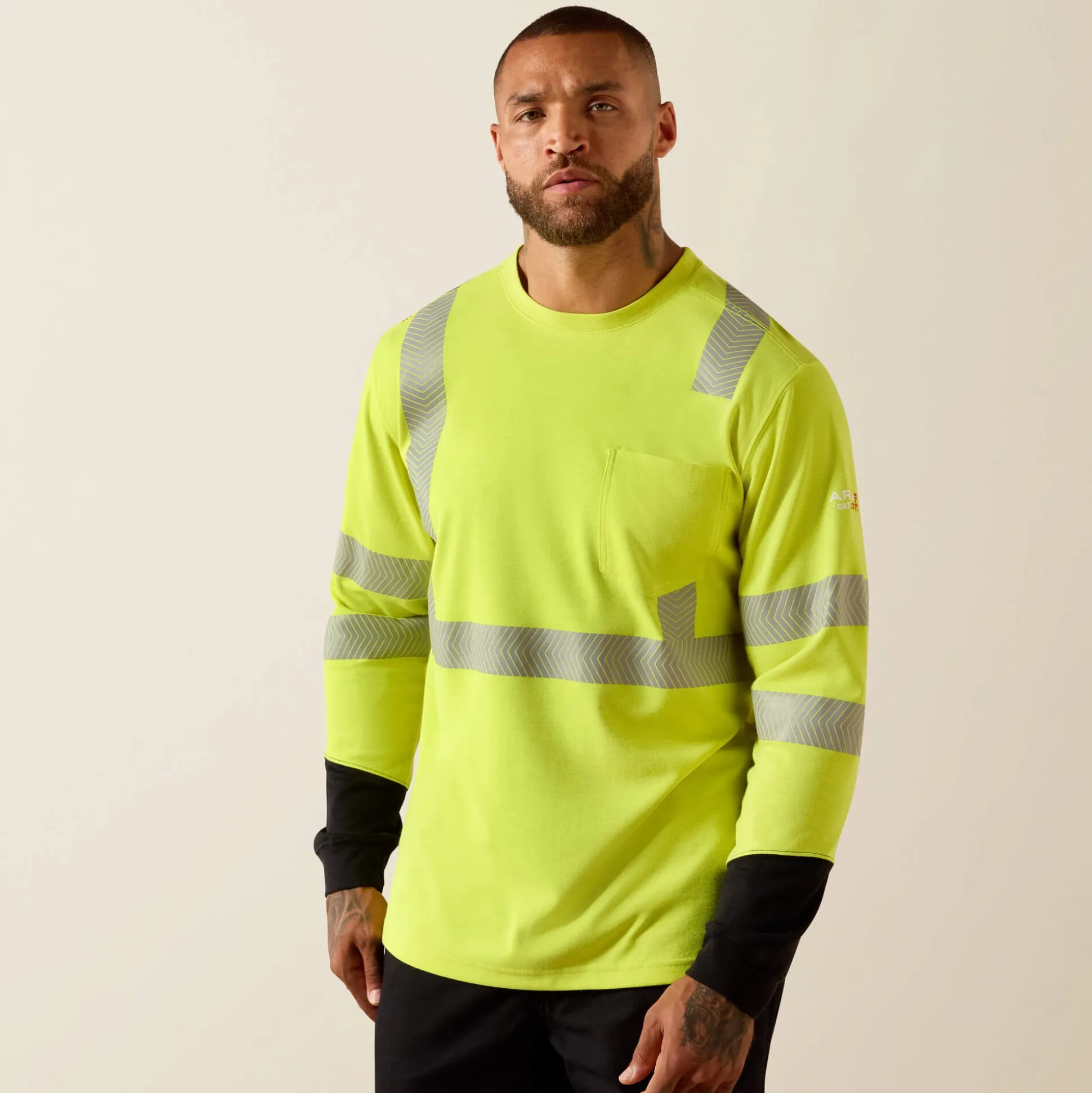 FR Hi-Vis Colorblock Long Sleeve T-Shirt
