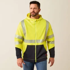 FR Hi-Vis Full Zip Hoodie