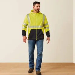 FR Hi-Vis Full Zip Hoodie
