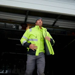 FR Hi-Vis Waterproof Insulated Jacket