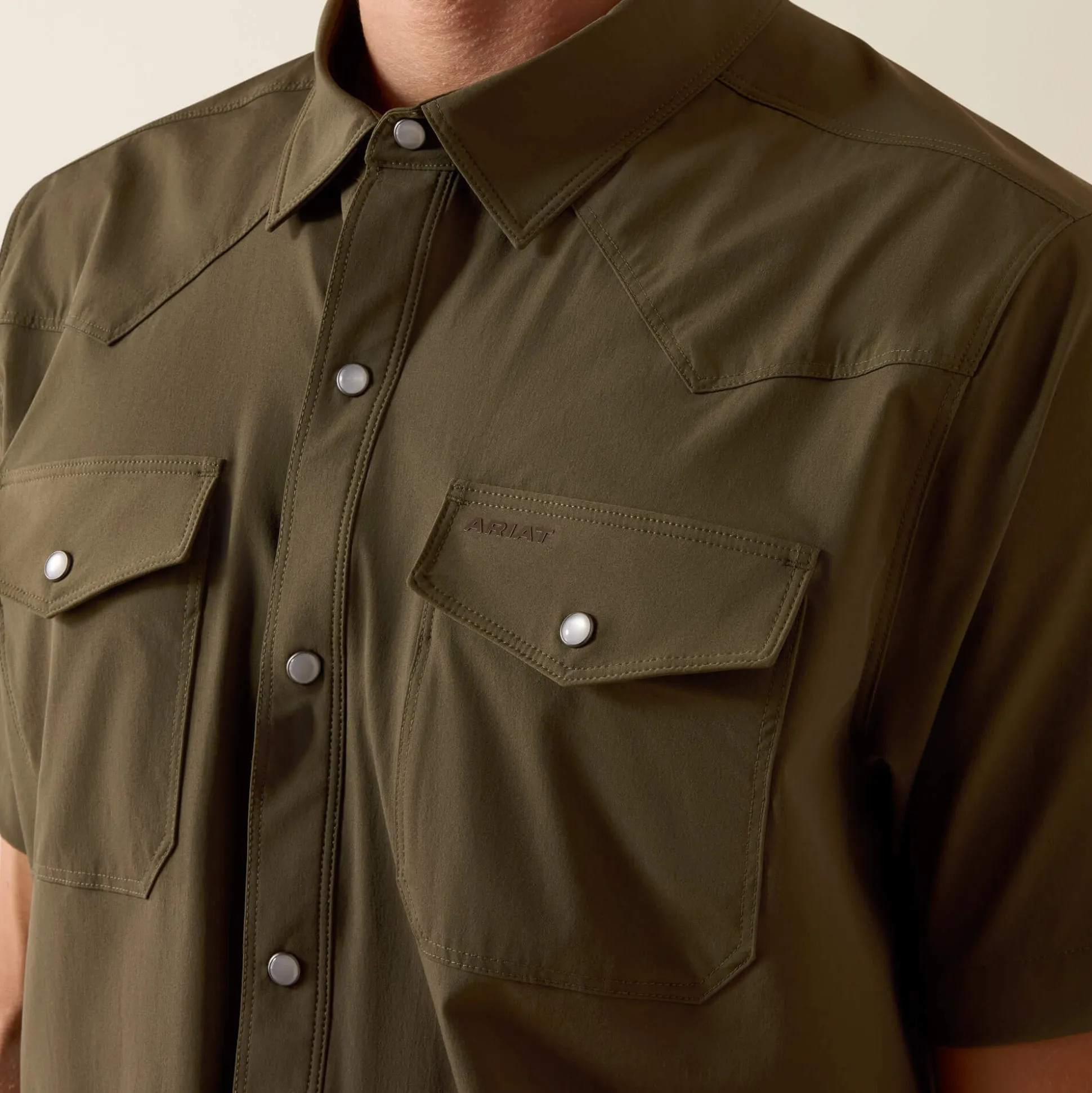 FrontierTough VentTEK Western Fitted Snap Shirt