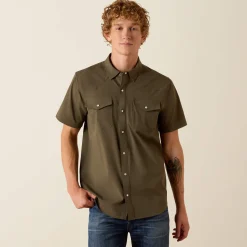 FrontierTough VentTEK Western Fitted Snap Shirt