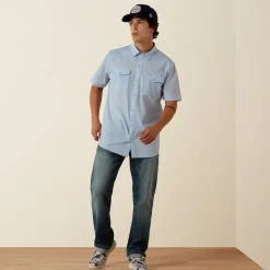 FrontierTough VentTEK Western Fitted Snap Shirt